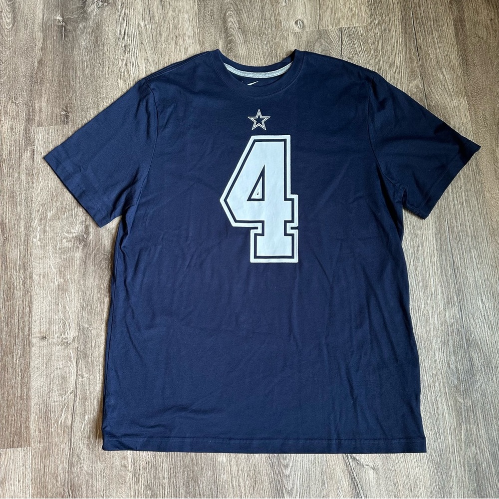 NIKE Blue/White Dallas Cowboy Short Sleeve “Prescott” Tee